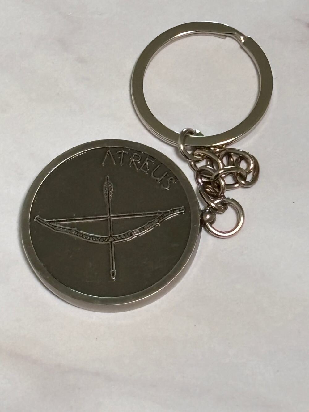 God of War Challenge Coin Kratos Atreus Keychain Loot Crate Limited Edition